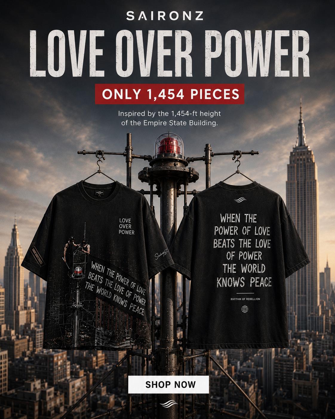Love Over Power Statement